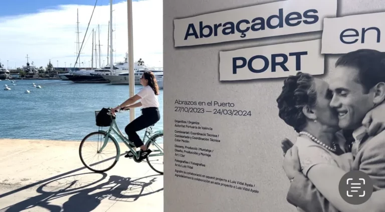 Abrazos en el puerto 10
